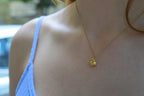 Gold Sea Shell Necklace, Gold-Plated Sterling Silver Jewelry, Gold Pendant, Gift for Her, Birthday Gift for Women, Handmade Jewelry