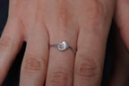 Silver Sea Shell Ring, Sterling Silver Jewelry, Minimalist Band, Silver Ring, Gift for Her, Birthday Gift for Women, Handmade Jewelry