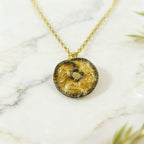 Mother Nature Jewelry: Real Flower Necklace (Gold Plated Sterling Silver)