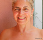 Mother Nature Jewelry: Real Flower Necklace (Gold Plated Sterling Silver)