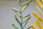 Olive Branch Sculpture: Handcrafted Brass - Wedding or Home Decor