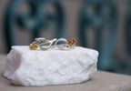 Olive Stud Earrings: Nature-Inspired Sterling Silver Jewelry