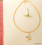 Nature Jewelry Sterling Silver Olive Branch Necklace (Handmade Pendant)