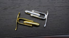 Gold-Plated Brass Jewelry, Gold Cufflinks, Silver Cufflinks, Wedding Gift for Men