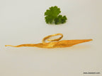 Olive Leaf Statement Ring - Huge, Adjustable Brass or Gold Plated