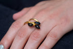 Olive Branch Ring: Nature Inspired - Recycled Silver, Gold or Black
