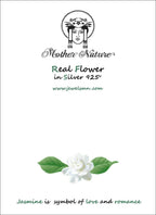 Nature Inspired Jasmine Bracelet, Heart Twig Design (Adjustable Silver)