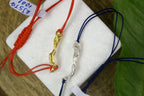 Jasmine Twig Bracelet: Adjustable Sterling Silver Cord