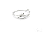 Silver Jasmine Ring, Sterling Silver Jewelry, Jasmine Branch Ring, Band Jewelry, Gift for Her, Birthday Gift for Women, Handmade Jewelry