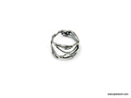 Twig Ring: Wide Oxidized Sterling Silver Branch (Unisex Size)