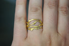 Jasmine Twig Ring - Recycled Sterling Silver, Nature Inspired
