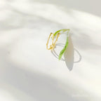 Twig Wedding Ring Set: Delicate Solid Gold - Nature Inspired Design