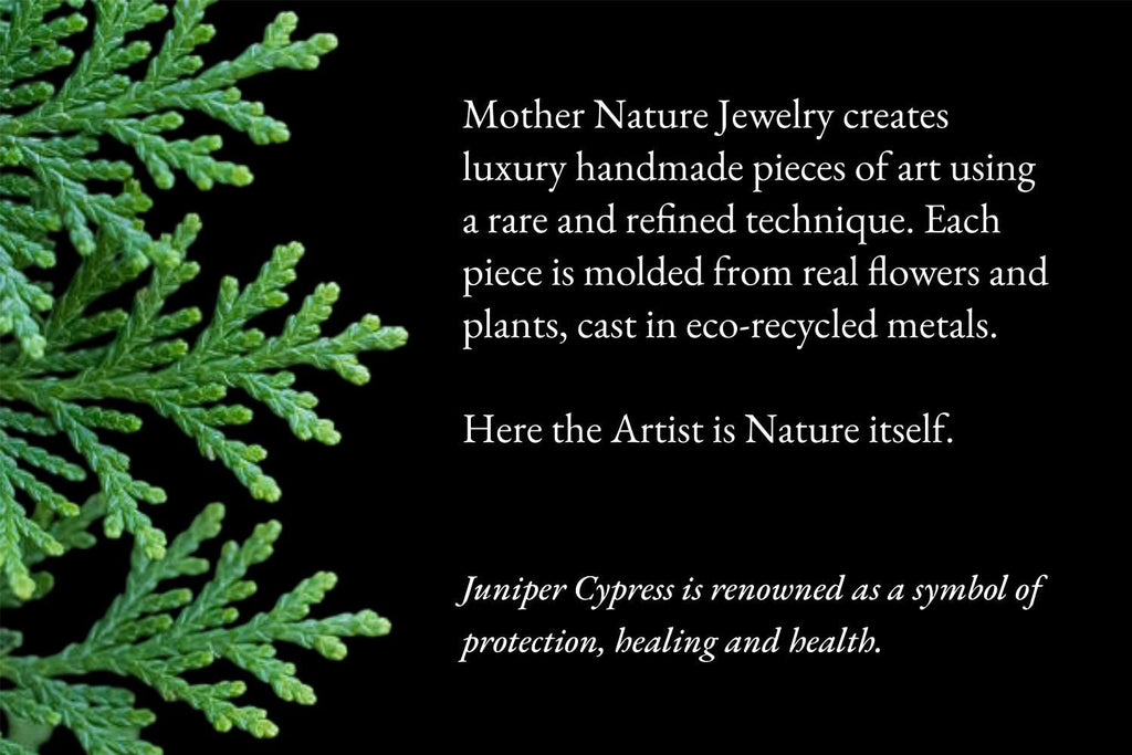 Gold Cypress Ring, 14K Gold-Plated Sterling Silver Band, Leaf Ring, Birthday Gift for Women, Gold and Silver Jewelry, Handmade Gift for Her