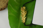 Acacia Leaf Bracelet: Adjustable Cord, Natural Botanical Jewelry