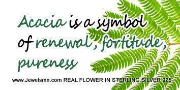 Nature-Inspired Acacia Leaf Earrings, Gold and Black Rhodium (Sterling Silver)