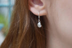 Nature-Inspired Sea Shell Earrings, Sterling Silver or 14k Gold (Dainty, Small)