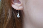 Nature-Inspired Sea Shell Earrings, Sterling Silver or 14k Gold (Dainty, Small)