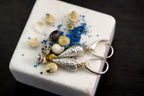 Sea Shell Earrings: Sterling Silver - Handmade Beach Jewelry