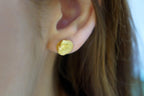 Sea Shell Earrings: Nature-Inspired Small Studs (Silver or Gold Plated)