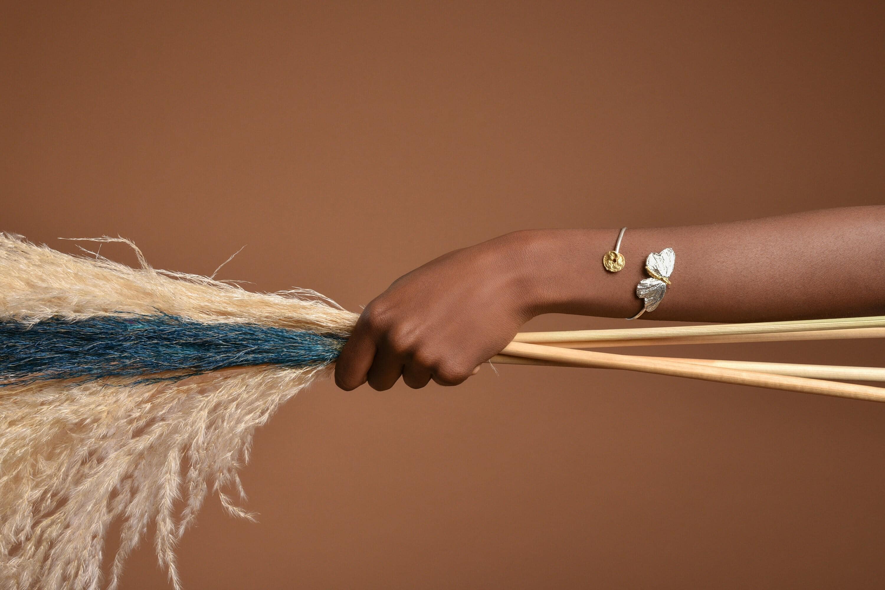 Sterling Silver Butterfly Cuff Bracelet - Artisan Nature Jewelry