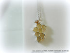 Real Honeycomb Gold Necklace, Handmade Nature Jewelry, Organic Bee Pendant, Gift for Health & Prosperity, Gold or Sterling Silver 925