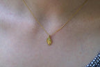 Real Rose Leaf Necklace, Handmade Minimalist Jewelry, Organic Forest Pendant, Gift for Passion & Health, Gold or Sterling Silver 925