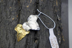 Real Ivy Leaf Earrings, Handmade Nature Jewelry, Organic Forest Studs or Dangles, Gift for Luck & Prosperity, Sterling Silver 925