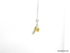Real White Gold Necklace, Solid Gold Olive Leaf & Fruit Necklace, Pendant Jewelry, Gift for Her, Birthday Gift for Women, Handmade Jewelry