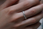 Real Olive Branch Ring, Handmade Minimalist Jewelry, Organic Tree Twig Band, Gift for Success & Luck, Eco Sustainable Sterling Silver 925