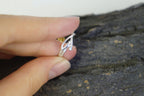 Real Jasmine & Juniper Branch Gold Ring, Handmade Minimalist Jewelry, Organic Forest Band, Gift for Longevity, Sterling Silver 925