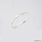 Real Juniper Leaf Gold Ring, Handmade Minimalist Jewelry, Organic Forest Band, Gift for Health & Longevity, Eco Sterling Silver 925