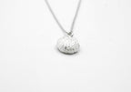 Real Sea Urchin Pendant, Sterling Silver 925 Dainty Necklace, Handmade Minimalist Jewelry Gift, Birthday Gift for Women, Boho Nature Fashion
