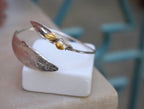 Silver Olive Branch Bracelet for Women, Bridal Jewelry in Sterling Silver.