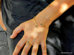 Real Lily Flower Bracelet, Handmade Minimalist Jewelry, Botanical Gold Cuff, Gift for Luck & Youth, Eco Sustainable Sterling Silver 925