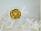 Real Flower Leaf Stud Earrings, Handmade Minimalist Jewelry, Organic Boho Gift for Luck & Health, Eco Sustainable Brass