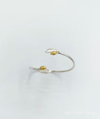 Silver Olive Cuff Bracelet, Sterling Silver 925 Jewelry, Unique Handmade Gift for Women, Birthday Gift for Her, Nature-Inspired Jewelry