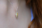 Real Sea Shell Necklace, Handmade Minimalist Jewelry, Beach Pendant, Gift for Vitality & Luck, Eco Sustainable Sterling Silver 925