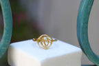 Real Jasmine Twig Spiral Ring, Handmade Minimalist Jewelry, Botanical Branch Band, Gift for Protection, Eco Sustainable Sterling Silver 925
