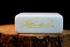 Cross Statue: Minimal Gold Religious Decor (Marble Base Sculpture)
