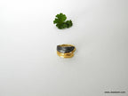 Real Olive Leaf Ring, Gold Plated Sterling Silver 925 Jewelry, Olive Branch Band, Handmade Minimalist Jewelry Gift, Birthday Gift for Women