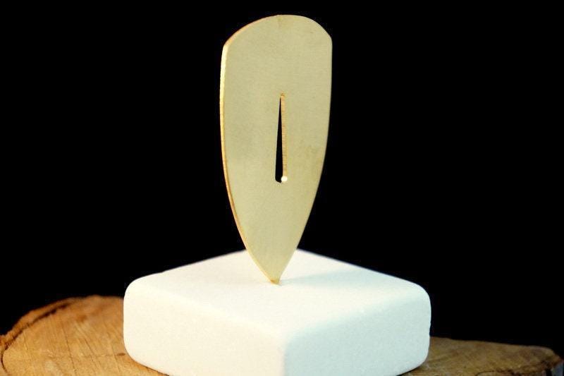 Cycladic Art Statue - Small Ancient Greek Marble and Bronze Figurine
