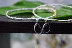 Real Olive Leaf and Branch Earrings, Handmade Nature Jewelry, Botanical Hoops, Gift for Luck & Success, Eco Sustainable Sterling Silver 925