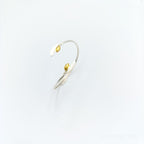 Minimal Unique Olive Bracelet for Women. Recycled Sterling Silver 925 Jewelry by Real plants-Mother Nature Jewellery