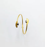 Minimal Unique Olive Bracelet for Women. Recycled Sterling Silver 925 Jewelry by Real plants-Mother Nature Jewellery