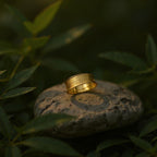 Gold Olive Leaf Ring, Handmade Nature Jewelry, Organic Tree Band, Gift for Protection & Health, Eco Sustainable Sterling Silver 925