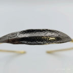 Minimalist Olive Leaves Cuff, Handmade Nature Jewelry, Symbolic Gold Bracelet, Gift for Longevity and Luck, Sterling Silver 925.