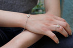 Silver Chamomile Flower Ring, Handmade Minimalist Jewelry, Botanical Band, Gift for Luck & Health, Eco Sustainable Sterling Silver 925