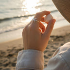 Real Starfish Silver Ring, Handmade Minimalist Jewelry, Organic Beach Band, Gift for Health & Resilience, Sterling Silver 925
