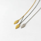 Real Rose Leaf Necklace, Handmade Minimalist Jewelry, Organic Nature Pendant, Eco Gift for Health & Passion, Gold or Sterling Silver 925