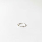 Silver Olive Leaf Branch Ring, Handmade Minimalist Jewelry, Organic Tree Band, Dainty Gift for Longevity & Success, Sterling Silver 925